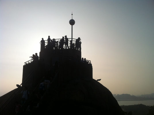 Aussichtspunkt der vorgelagerten Insel Gulangyu von Xiamen, ein beliebtes chinesisches Tourismusziel