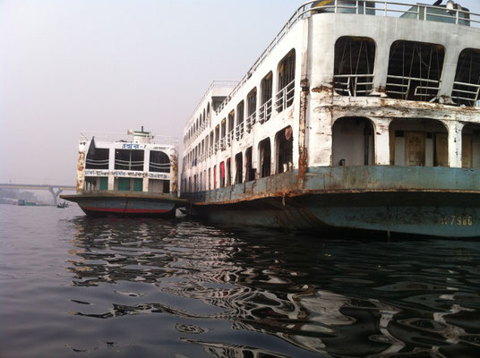 Auf dem Fluss Buriganga, Dhaka