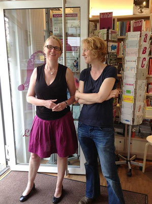 Mit Sabine Stiehler vom Logbuchladen Bremen bei der Lesung im Juni 2016