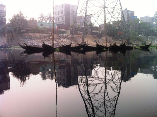 Auf dem Fluss Buriganga, Dhaka