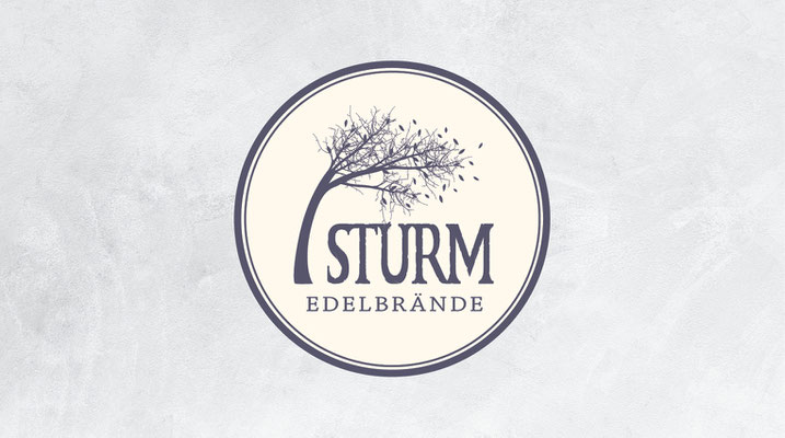 Sturm Edelbrände // Brennerei // Logo