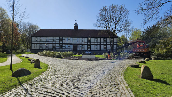 Dienstag - Unser Ausgangspunkt, der Harpstädter Amtshof