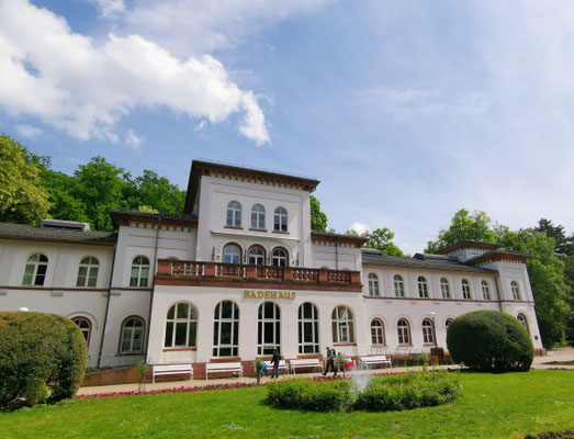 Das Badehaus im alten Kurpark