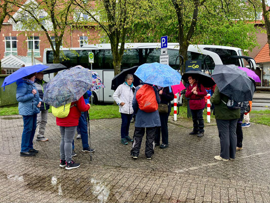Kurz vor Führungsstart in Dreibergen