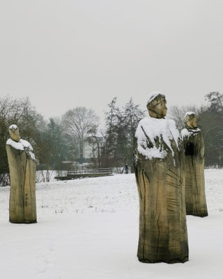 Die Skulpturengruppe "Das Versprechen" von Stephan Guber stand am Anfang des Skulpturenparks.