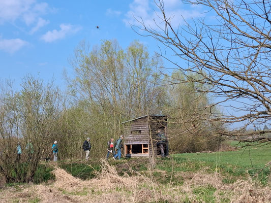 Beobachtungsstand im Naturschutzgebiet