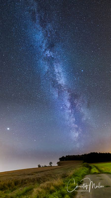 The Milky Way in the North of Luxembourg in the Ardennes (Oesling)