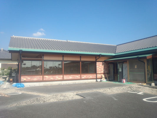 コメダ珈琲笠懸阿左美店様　屋根・雨樋