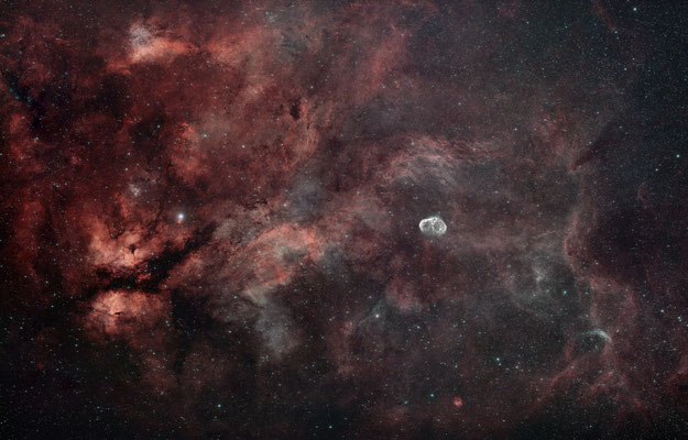 Sadr Region & Crescent Nebula (Duo Narrowband, 2023, Bergisch Gladbach)