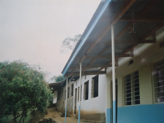 Veranda of the left wing classrooms. 