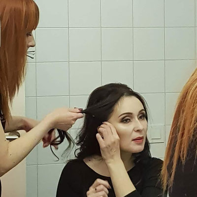 Maquilladora para opera Carmen, maquilladora profesional Zaragoza.