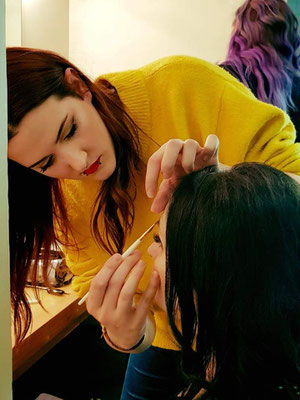 Maquilladora para opera Carmen, maquilladora profesional Zaragoza.