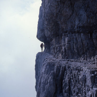 Cengia della via delle bocchette del Brenta