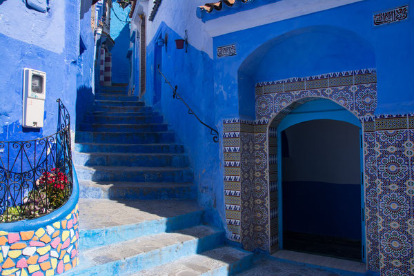 all is blue in Chefchouen