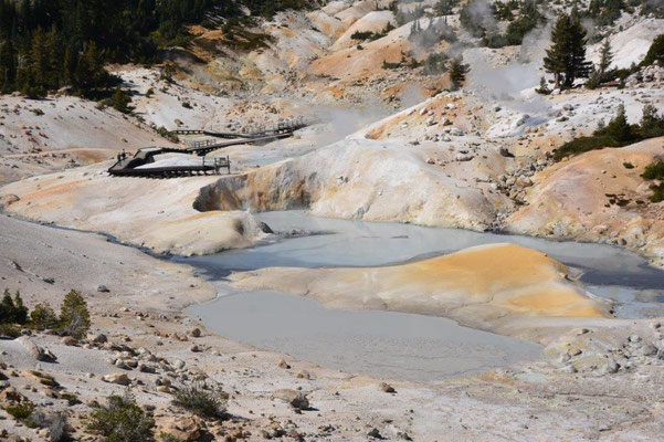 Bumpass Hell im Lassen NP