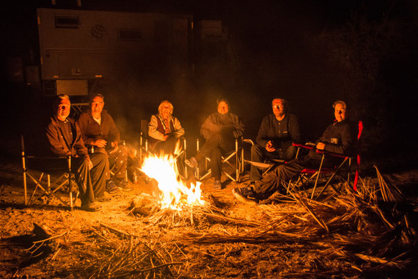 Schöne Stunden am Lagerfeuer