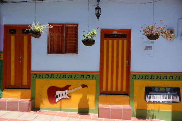 Colorful houses in Guatape