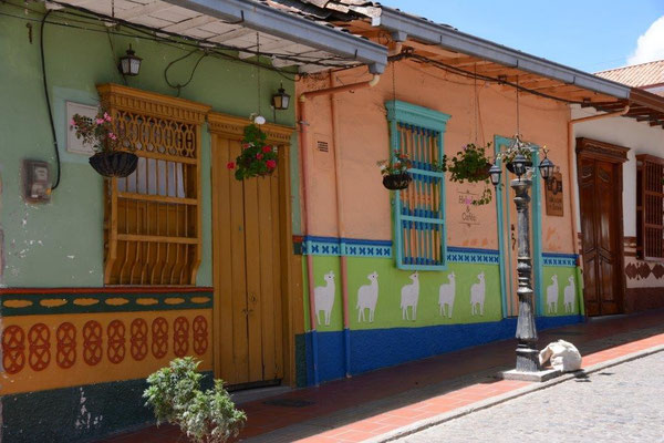 Colorful houses in Guatape