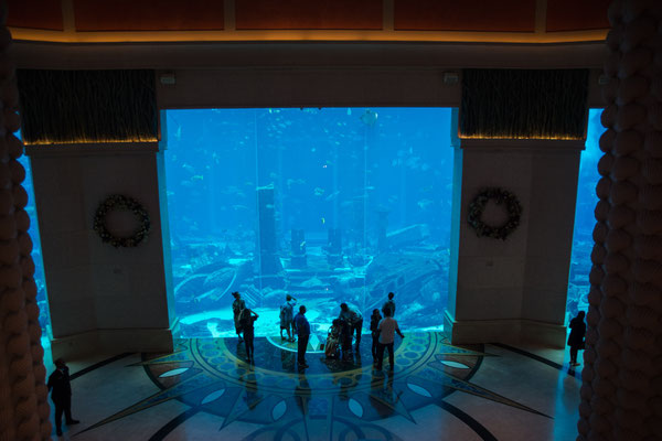 Aquarium im Atlantis the Palm Hotel