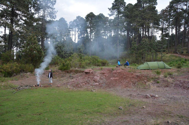 Our first campsite in Sierra del Norte