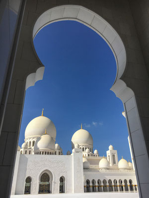 Die große Moschee in Abu Dhabi