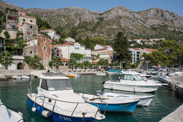 Von hier geht es mit dem Wassertaxi nach Dubrovnik