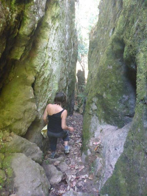 Wanderung zum Canyon