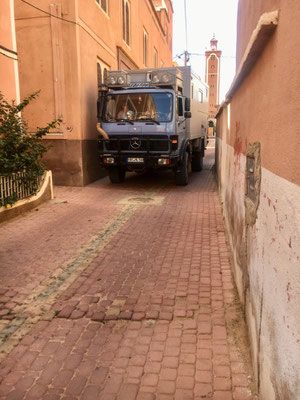 enge Straße nach Tafraoute