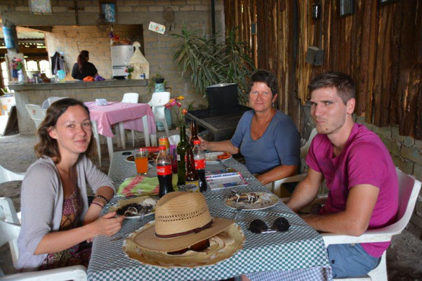 Lunch in a local restaurant