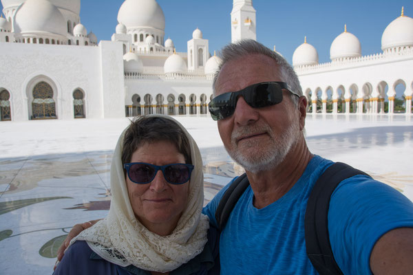 Die große Moschee in Abu Dhabi