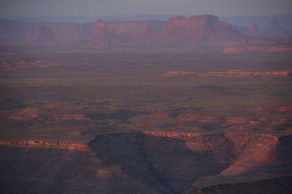 Muley Point - Monument Valley in the background