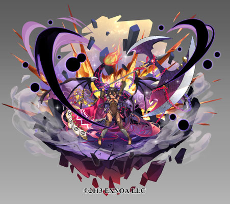 合同会社EXNOA 『千年戦争アイギス』「第二回超タワーディフェンス祭り」ブラックドラゴン娘 マウロ(2023)