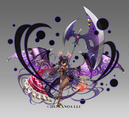 合同会社EXNOA 『千年戦争アイギス』「第二回超タワーディフェンス祭り」ブラックドラゴン娘 マウロ(2023)