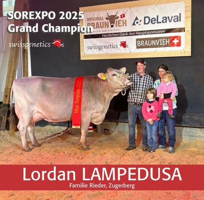 Grand Champion Lampedusa, Fam. Rieder