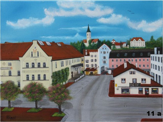 11a  Dorfen Wesener Tor südl. Ansicht. Format 30x40cm 
