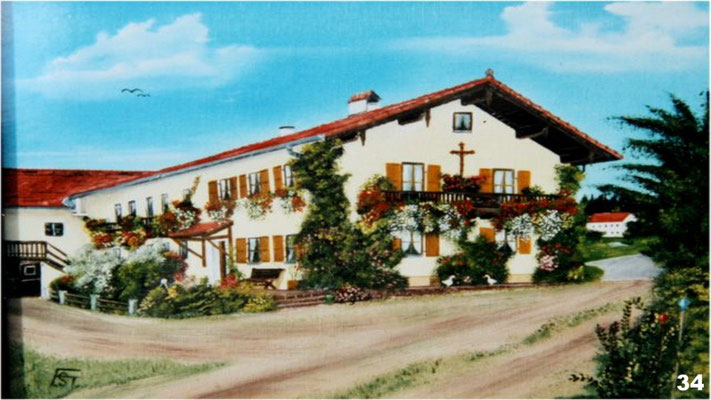 Nr.34 Bauernhof in Fürholzen. Format 30x40cm