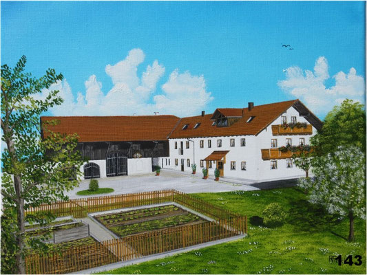 Nr.143 Bauernhof in Zettl. Format 30x40cm