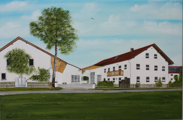 Nr.195 Anwesen in Harham bei Erding. Format 60x40cm