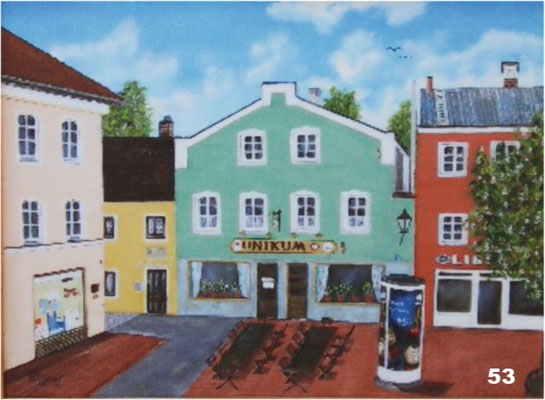 Nr.53 Gaststätte Unikum in Dorfen. Format 30x40cm