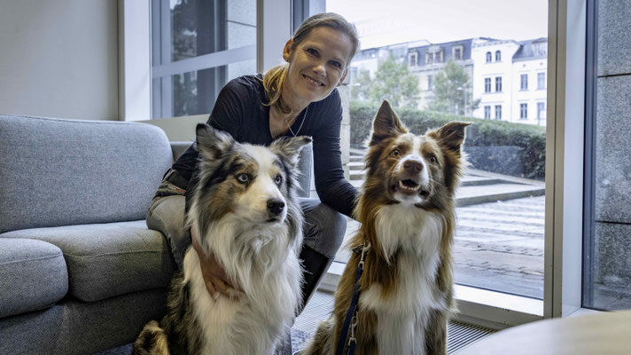 Bettwanzen-Spürhunde-Team bei der LVZ