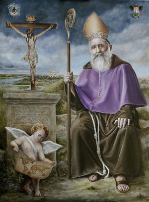 Retrato del obispo Fray Pedro Ignacio García de Panes, franciscano.