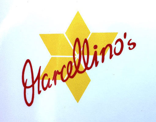 das Marcellino's Logo - 5 zackig - eine Zacke fehlt - warum? Warum hat der Apple-Apfel einen Biss ...?!