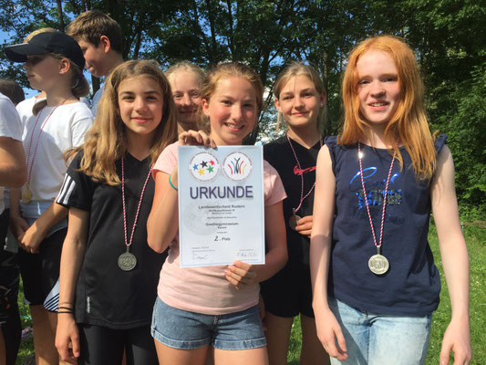 v.l.: Mailin Frank, Lene Bock, Nele Kurzhals, Charlott Braun, Tamina Fohrmann