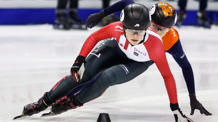 Championnat du monde, patinage de vitesse, Montreal, Canada.