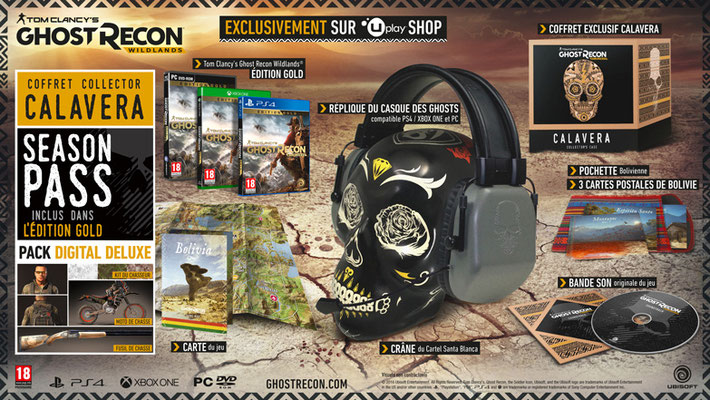 Tom Clancy’s Ghost Recon Wildlands - Edition Collector Calavera