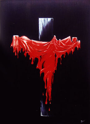 Hoffnung II - 50x20 cm - Leinwand - Acryl