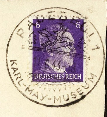 Stempel Karl May Museum 1942