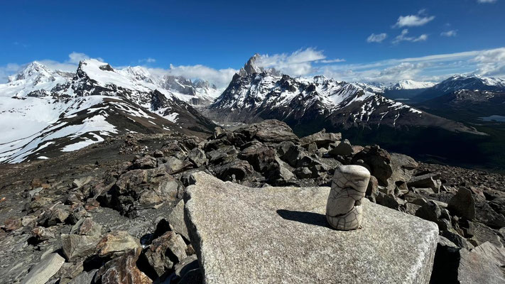 Dans le massif El Chalten, en Patagonie Argentine...