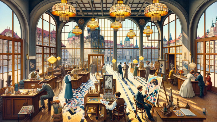 Kubismus (Grand Café Orient in Prag)