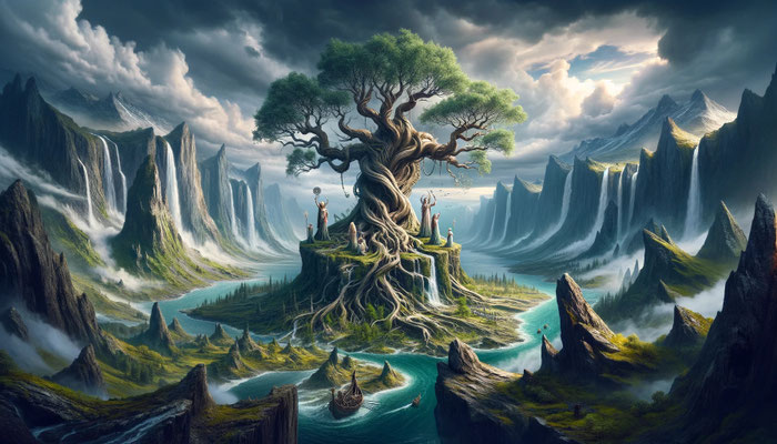 Die Weltenesche Yggdrasil